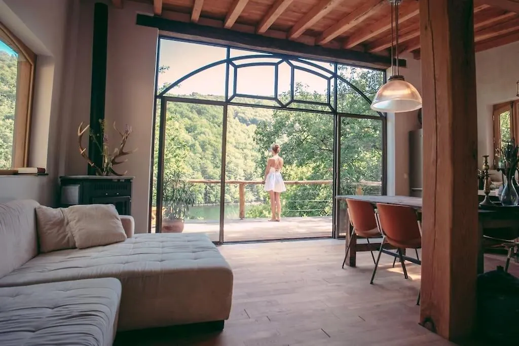 Private Estate With 3 Lake Houses, Sauna & Hot-Tub Castelnau-de-Mandailles 0*,  France